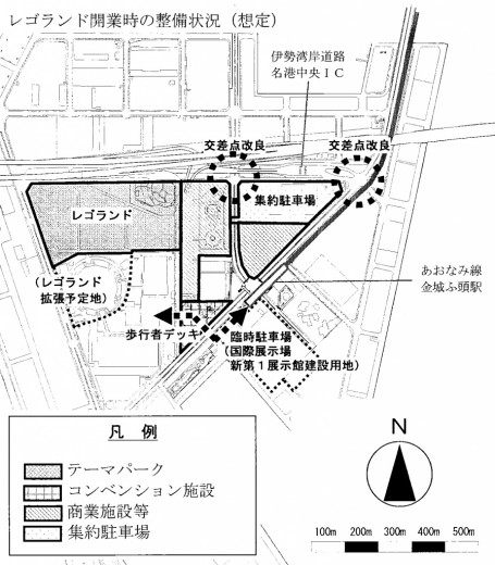 金城ふ頭開発図レゴランド開業イメージ20120702